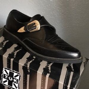 T.U.K Black Western Shoe